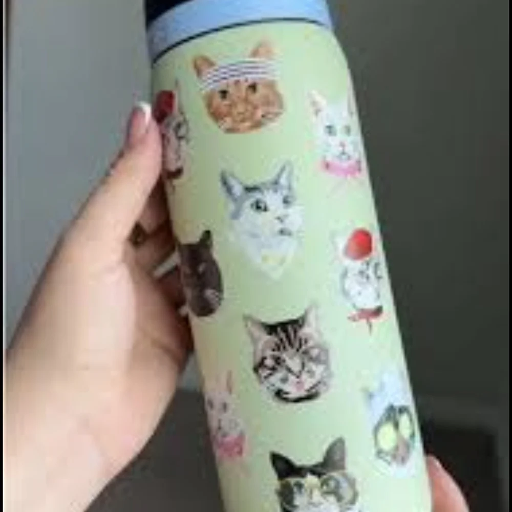 Owala FreeSip Insulated Bottle - Cat Collage - Picture 5 of 7